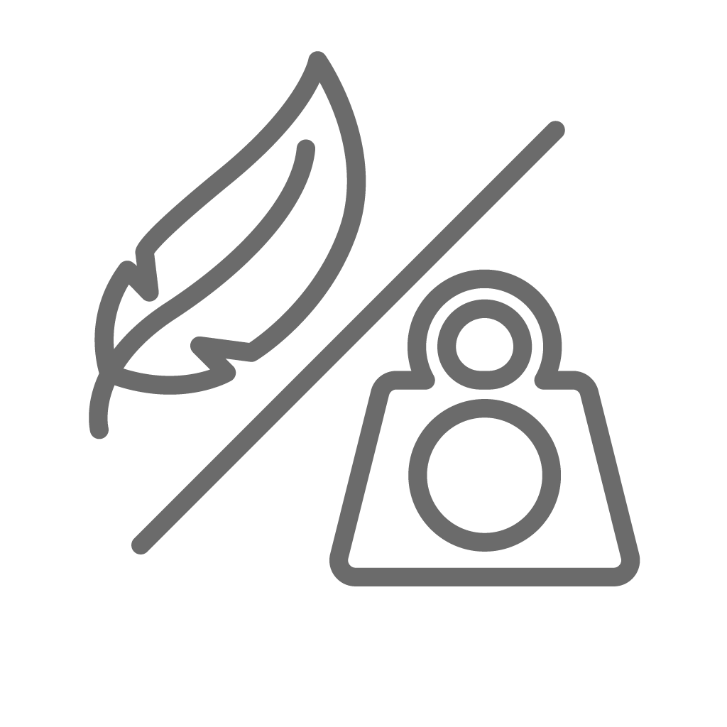Ein Icon, das links ein_Banana_Simulieret und rechts eine Kamera symbolisiert, durch eine diagonale Linie getrennt, stellt die Untersagung oder Einschränkung der Nutzung von Kameras bei der Aufnahme von Bananen dar.