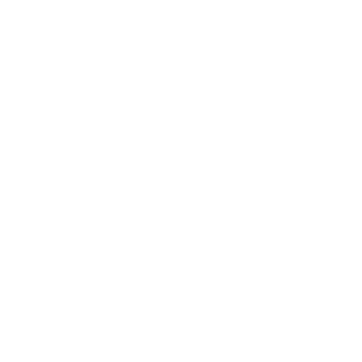 Weiße Linienzeichnung eines geschwungenen, halbmondförmigen Objekts mit mehreren kleinen Sternen und Kreisen drumherum, wobei das Design einen funkelnden, magischen oder kosmischen Eindruck vermittelt.